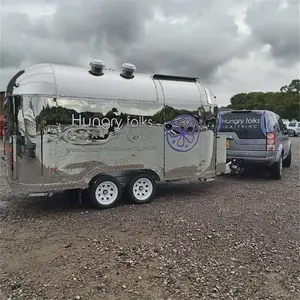 CDSJ Outdoor Retro foodtruck trailer hawaiian outside dinner food truck catering trailer food track food trailers fully equipped