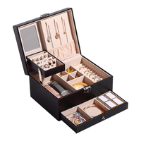 Boîtes d'emballage pour bijoux en cuir PU OMT Wholesale pour bagues, bracelets, colliers, boucles d'oreilles - Emballage cadeau avec logo personnalisé