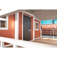 Maison conteneur pliable à toit incliné de 20 pieds, design personnalisé, certifiée CE, fabrication directe d'usine, maison préfabriquée, exportation vers le marché américain