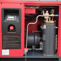 Compresseur d'air à vis monophasé robuste Sollant 3.7Kw 4.5Kw 5.5Kw 7.5Kw 5Hp 6Hp 7.5Hp 10Hp 220V 50Hz 60Hz