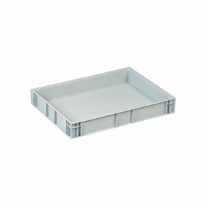 KT 8611 Euronorm Solid Style Industrial Stackable Recyclable Plastic <b>Crate</b> for Logistic <b>Storage</b> - Product Image 2