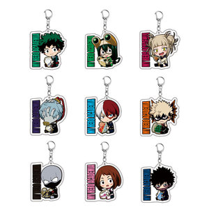 Anime Hero Academia Peripheral Izuku Shoto Tsuyu <strong>Ochaco</strong> Acrylic KeyChain CUte Backpack Pendant Exquisite Gift Jewelry Wholesale - Product Image 1