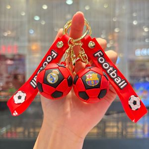 DAMAI Party Plastic Football Team Keychains Party Decor Creative Football Shape Key <b>Rings</b> Buckles Customizable - Product Image 5