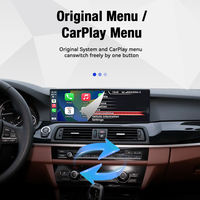 Écran central de voiture de 14,9 pouces avec système Linux, compatible CarPlay, musique Bluetooth et navigation GPS pour BMW Série 5 F10 2010-2019