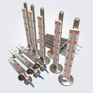 Misuratore di Livello dell'Acqua Magnetico a Leva, Trasmettitore di Livello con Trasmissione Remota 4-20mA, Acciaio Inossidabile 304/316L, PP, LED - Product Image 1