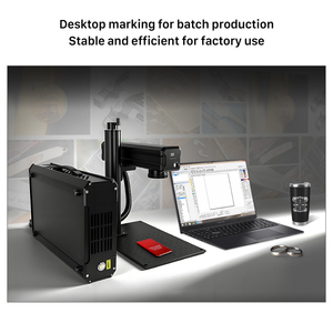 Nouvelle machine de marquage laser à fibre KindleLaser - Configuration mini CNC à refroidissement par air haute vitesse, facile à utiliser, prend <span class=keywords><strong>en</strong></span> charge les formats BMP/<span class=keywords><strong>JPG</strong></span>/PLT - Product Image 3