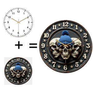Horloge <span class=keywords><strong>murale</strong></span> ronde de 30x30 cm créée dans le <span class=keywords><strong>but</strong></span> de satisfaire pleinement les clients - Product Image 1