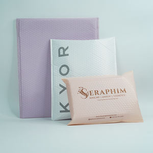 Sobres Acolchados Impresos en Rosa Dorado, Sobres Personalizados para Envíos de Productos de Cuidado de la Piel y Cosméticos - Product Image 4