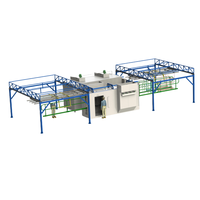 Ligne d'usine de peinture de revêtement en poudre sur mesure certifiée CE pour la production de lots de métaux avec cabine de revêtement en poudre automatique/four