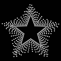 Strass en cristal thermocollants ronds écologiques en gros pour la décoration de vêtements DIY