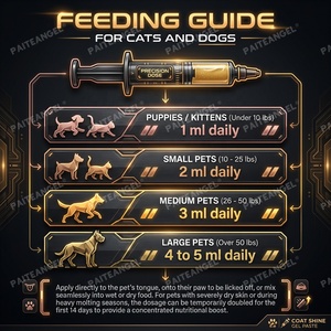 Gel brillant pour animaux de compagnie OEM, supplément Omega 3 en pâte pour la santé de la peau des chiens et des chats, seringue, marque privée - Product Image 5