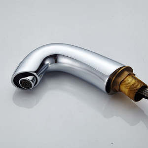 Grifo de Lavabo Automático para Baño, Diseño Moderno, Simple e Innovador, de Latón Cromado, con un Solo Orificio y sin Manija - Product Image 5