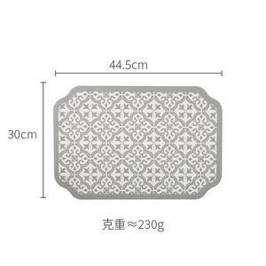 Kitchen Countertop Drain <b>Mat</b> Rectangle Absorbent Heat Insulating Coffee Machine Anti Slip <b>Bar</b> Placemat - Product Image 3