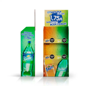 Tùy Chỉnh <span class=keywords><strong>Pop</strong></span> PVC Các Tông Cửa Hàng Bán Lẻ Năng Lượng Mềm Đồ Uống Tầng Đứng Đồ Uống Hiển Thị Đứng Giá - Product Image 5