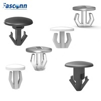 Mini pulsanti di montaggio in plastica, elementi di fissaggio del pannello corto, pannello a due pezzi - Product Image 5