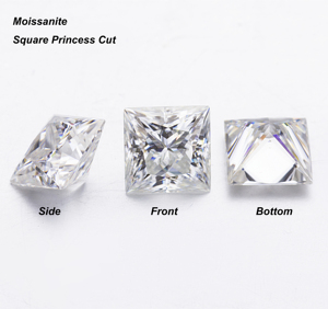 Starsgem Forma cuadrada Corte princesa Moissanite DEF Color VVS Claridad Precio de fábrica Moissanite Diamante - Product Image 2