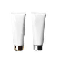 Emballage de tube de pâte à dents 30g 10ml Mascara personnalisé crème cosmétique douce pour les mains tubes à presser noir prix 50ml