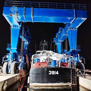 Grúa Móvil de Pórtico Yuntian Crane 50t 100t para Malasia, Precio de Grúa para Elevación de Barcos, Grúa Marina para Yates, Travel Lift - Product Image 3