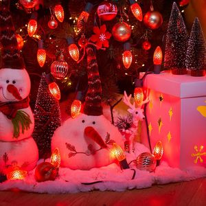 Luces Navideñas LED Rojas C9 Comerciales para Exteriores, Bombillas de Policarbonato E17 de 0.65 Vatios y 120 Voltios - Product Image 6