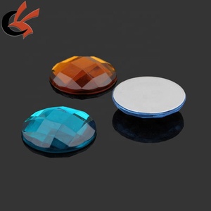 Colores Piedras acrílicas con reverso plano redondo grande - Product Image 2
