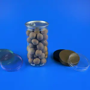 Manufactoruer pp iml plegable mini pequeño de almacenamiento personalizado transparente redondo palomitas de maíz yogur comida barato cubo de plástico