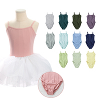 Justaucorps de danse pour enfants A112, vêtements de performance pour filles, justaucorps de ballet pas cher en polyester et élasthanne, vêtements de danse pour enfants