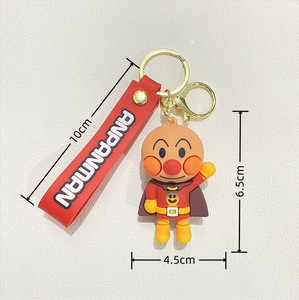 Wholesale New Lovely Anpan-mans Keychain 3D Figure Pendant <b>Car</b> Hanging <b>Ornament</b> Bag Charm Cartoon Gift - Product Image 4