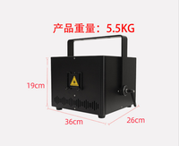 DMX512 10W 3D couleur rvb Laser Flash Animation lumière pour KTV parties DJ Disco barres scène décoratif Logo projecteur