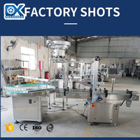 Machine de remplissage et de bouchage automatique à servomoteur pour bouteilles de 500 ml d'huile essentielle parfumée naturelle avec pompe à engrenages et ligne de capsulage