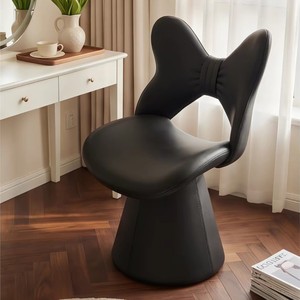 Cream Swivel <b>Vanity</b> <b>Chair</b> Modern Dressing Table Seat Upholstered Accent <b>Chair</b> for Bedroom Living Room - Product Image 4