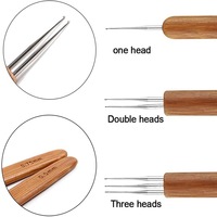 Aiguille à tresser pour extensions de cheveux, crochet pour dreadlocks, 8 pièces, outil d'aiguille à crochet pour dreadlocks