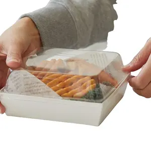 Disposable takeaway paper fried chicken box custom fast food chicken nuggets box