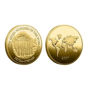 เหรียญที่ระลึกเคลือบทองคำ 7 สิ่งมหัศจรรย์ของโลก แบบกำหนดเอง ราคาพิเศษ จำนวนมาก - Product Image 3