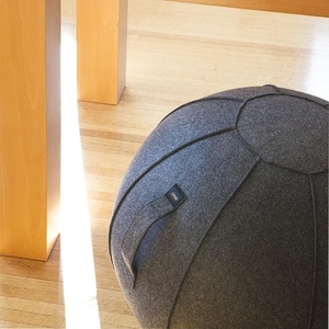 Bán buôn kích thước tiêu chuẩn tập thể dục cân bằng cảm thấy yoga bóng ngồi ghế để làm việc - Product Image 4