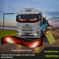Écran souple LED pour voiture 10W, alimenté par USB, affichage publicitaire flexible pour véhicule, contrôlé par application, pour vitrine de magasin montée sur verre