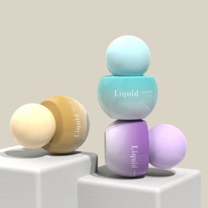 Hình bầu dục trước khi trang điểm tinh chất Lotion chai Báo Chí bơm 30ml phun nền tảng chất lỏng mỹ phẩm gói chai thủy tinh - Product Image 5