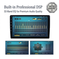 Autoradio Android 12, écran tactile 9/10 pouces, 8 cœurs, haute résolution, 64 Go, QLED 2.5D, 4G, Wi-Fi