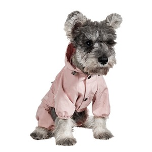 Vente en gros de manteaux de pluie pour chiens imperméables avec capuche, bande réfléchissante réglable, veste de pluie pour animaux de compagnie, vêtements de pluie - Product Image 5