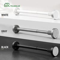 YIJIALE 800K Set/Bulan Tersedia di Stok, Batang Pengering Pakaian Anti-Selip 25mm Twist Lock 37.40-59.06in untuk Balkon