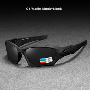 Occhiali da Sole Sportivi di Alta Qualità per Uomo e Donna, Spedizione Rapida, per Guida e Attività all'Aperto, Montature in PC Gialle, Viola, Rosse e <span class=keywords><strong>Blu</strong></span> - Product Image 2
