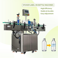 Machine d'étiquetage de bouteilles en verre, machine d'étiquetage de petites bouteilles de bureau, machine à étiquettes adhésives pour bouteilles en verre