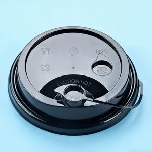 Couvercles jetables en plastique PP pour gobelets à café à emporter, pour boissons chaudes/froides, vente en gros - Product Image 3