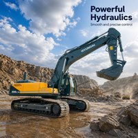 Excavatrice sur chenilles Hyundai 300LC 9S d'occasion, 30 tonnes, d'origine coréenne, avec peinture d'origine