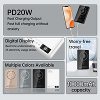 Batterie externe sans fil personnalisée OEM, chargeur magnétique portable avec écran LCD pour téléphone, montre, tablette – Solutions de marque
