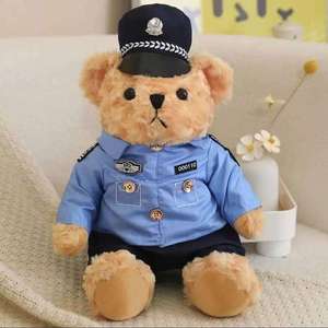 Ours en peluche professionnel populaire pour enfants, jouet en peluche anime avec capuche, oreiller en peluche en forme d'ours - Product Image 5