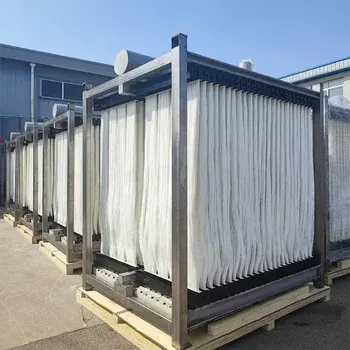 Machine de bioréacteurs de nettoyage des eaux usées environnementales module de système PVDF MBR à fibres creuses