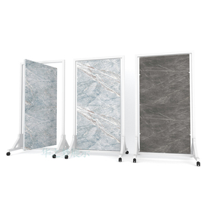 Présentoir de carreaux de céramique à rotation personnalisée, présentoir d'échantillons de mosaïque en pierre de quartz et de granit de marbre pour salle d'exposition - Product Image 2