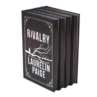 Création d'éditions spéciales de mon livre imprimé roman romantique à couverture rigide avec feuille d'aluminium sur la couverture et bords pulvérisés