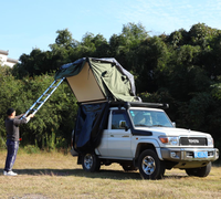 Tente de toit en toile souple de haute qualité 4x4, nouvelle en 2022, avec matelas, adaptée à 3 à 6 personnes