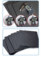 Plaques/panneaux en fibre de carbone personnalisés, brillants/mats, de grande taille, légers et haute résistance pour accessoires de drones